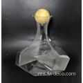 Set Decanter Wain Kaca Multi-Side Custom Custom